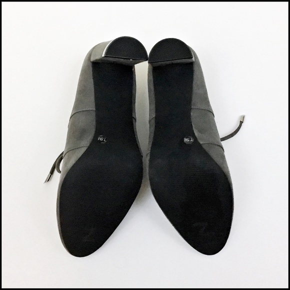 NWOB Alfani Prima "Binddi" Grey Leather Suede Pumps - Picture 5 of 10